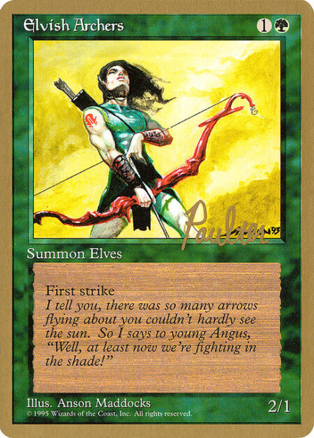 Elvish Archers - First strike