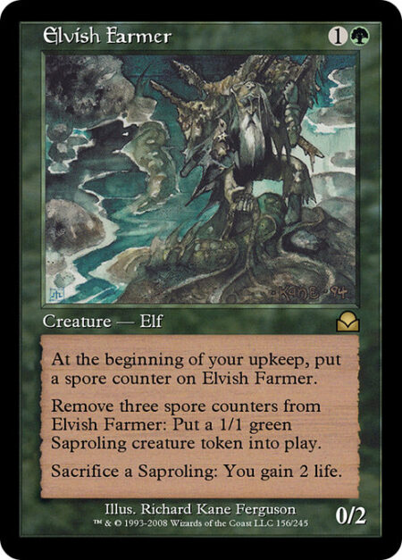 Elvish Farmer - At the beginning of your upkeep