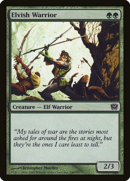 Elvish Warrior -