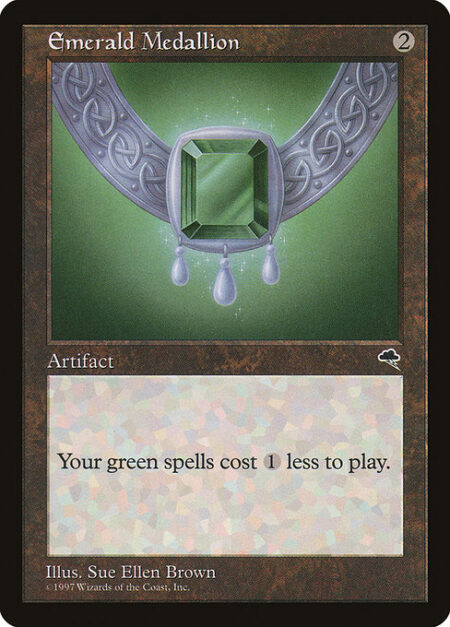 Emerald Medallion - Green spells you cast cost {1} less to cast.