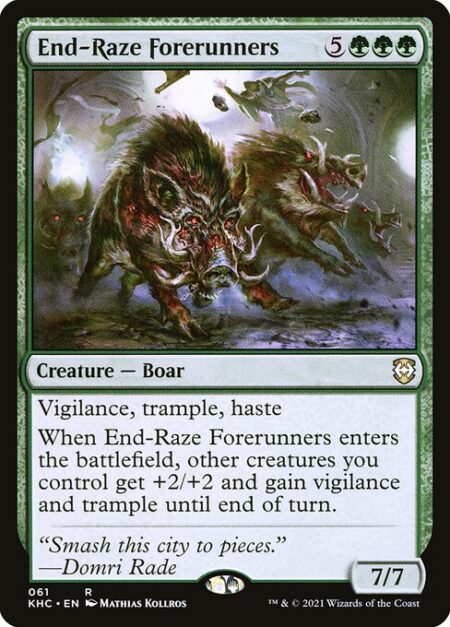 End-Raze Forerunners - Vigilance