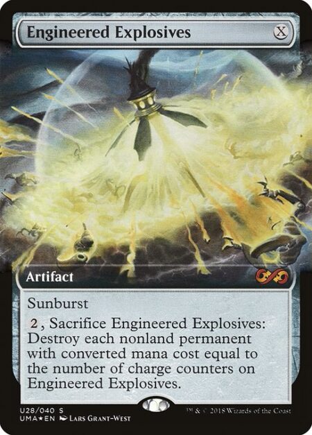 Engineered Explosives - Sunburst (This enters the battlefield with a charge counter on it for each color of mana spent to cast it.)