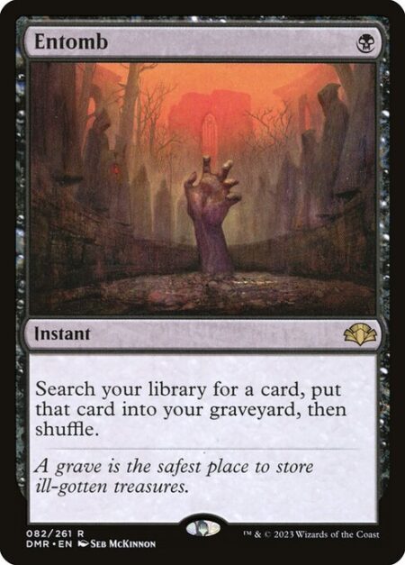 Entomb - Search your library for a card