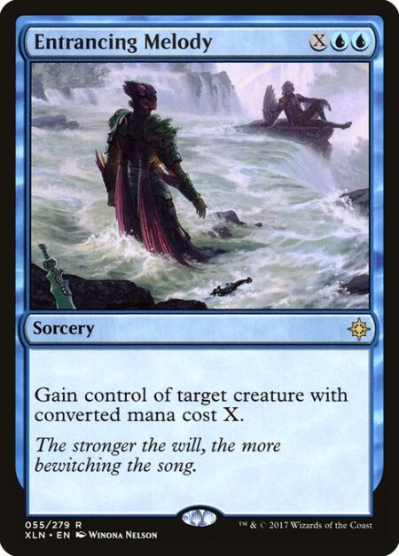 Entrancing Melody - Gain control of target creature with mana value X.