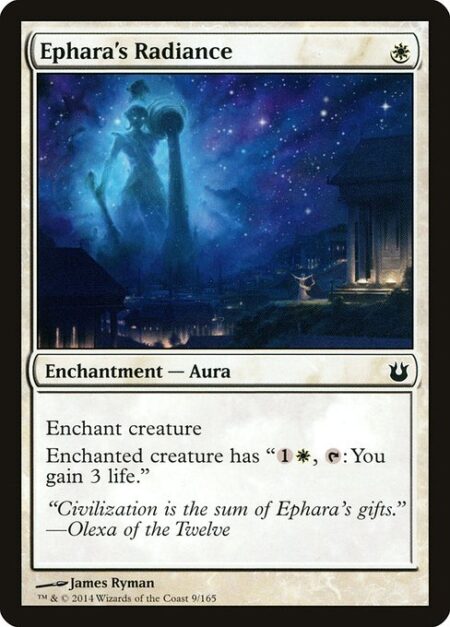Ephara's Radiance - Enchant creature