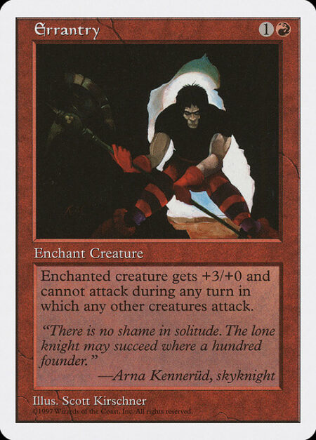 Errantry - Enchant creature