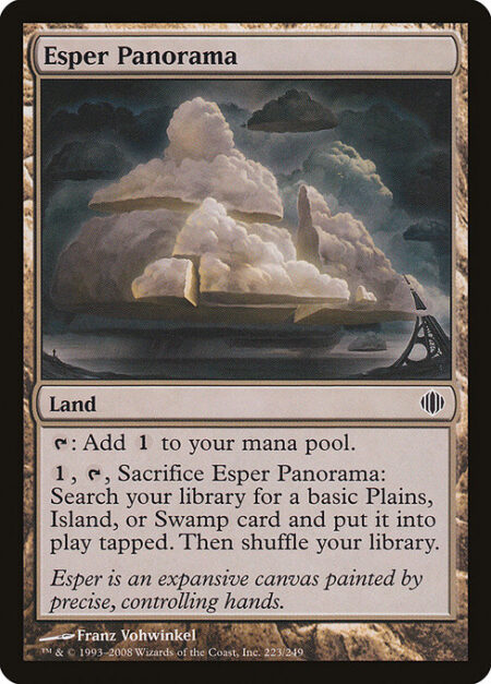 Esper Panorama - {T}: Add {C}.