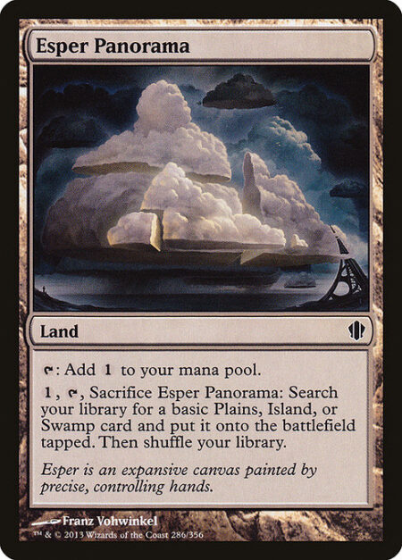 Esper Panorama - {T}: Add {C}.