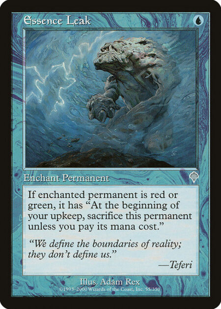 Essence Leak - Enchant permanent