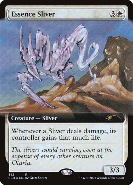 Essence Sliver - Whenever a Sliver deals damage