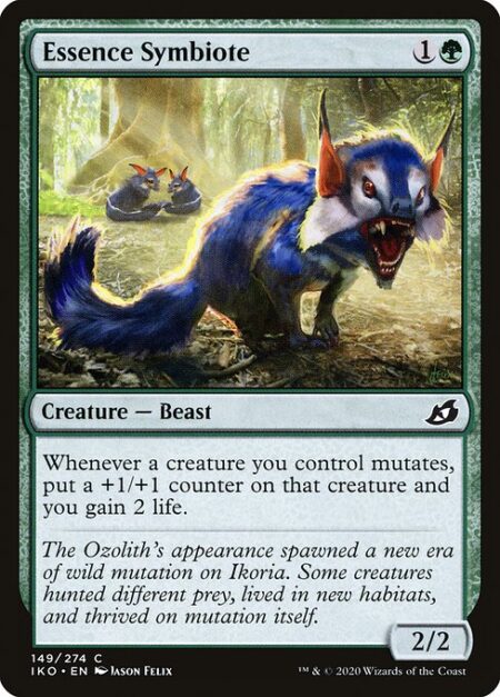 Essence Symbiote - Whenever a creature you control mutates