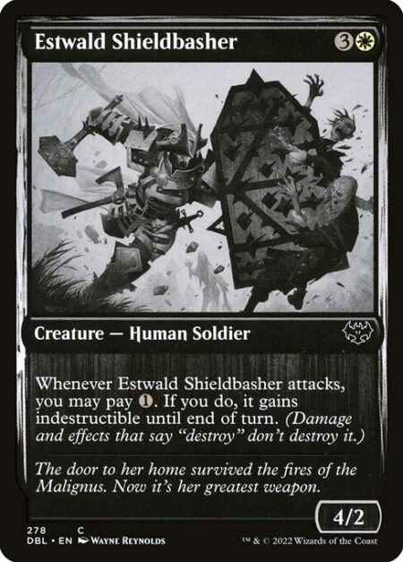 Estwald Shieldbasher - Whenever Estwald Shieldbasher attacks