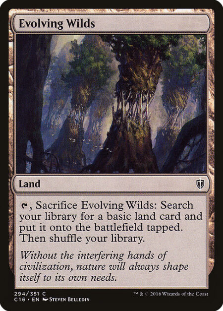 Evolving Wilds - {T}