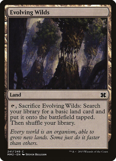 Evolving Wilds - {T}