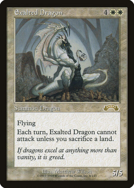 Exalted Dragon - Flying