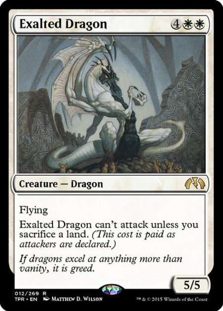 Exalted Dragon - Flying