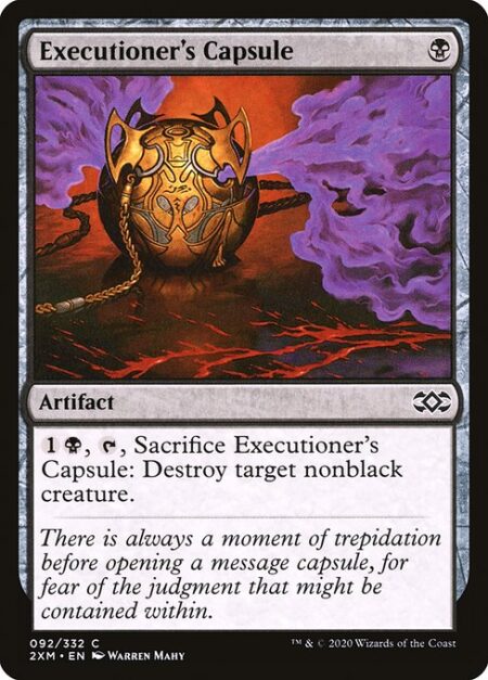 Executioner's Capsule - {1}{B}