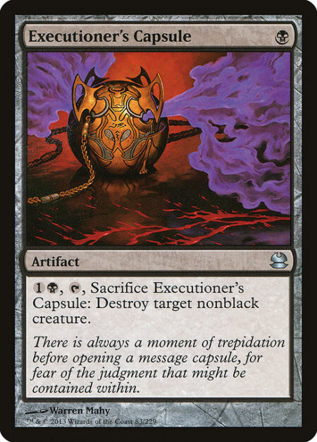 Executioner's Capsule - {1}{B}