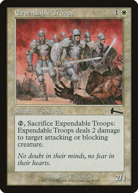 Expendable Troops - {T}