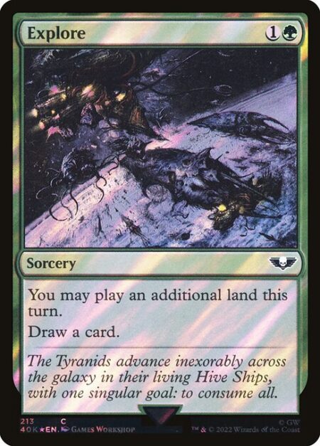 Explore - You may play an additional land this turn.