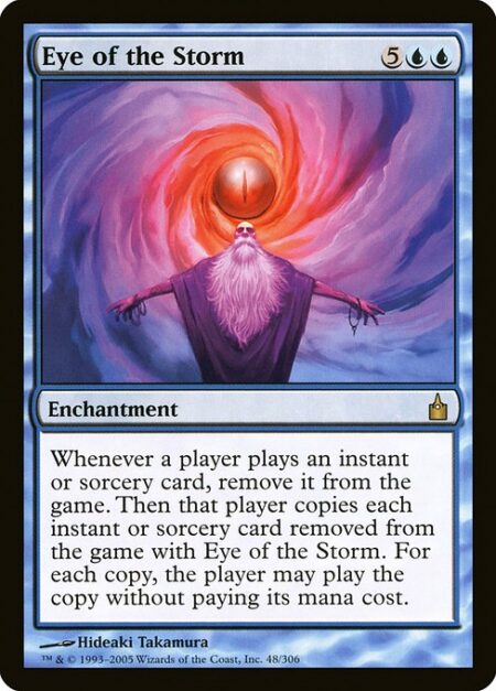 Eye of the Storm - Whenever a player casts an instant or sorcery card