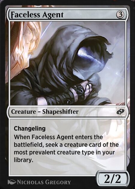 Faceless Agent - Changeling