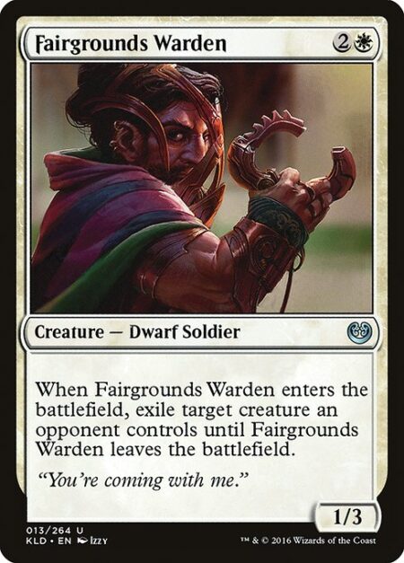 Fairgrounds Warden - When Fairgrounds Warden enters the battlefield