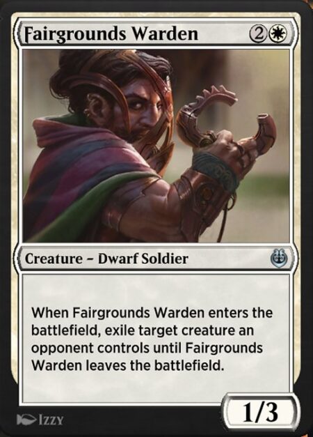 Fairgrounds Warden - When Fairgrounds Warden enters the battlefield