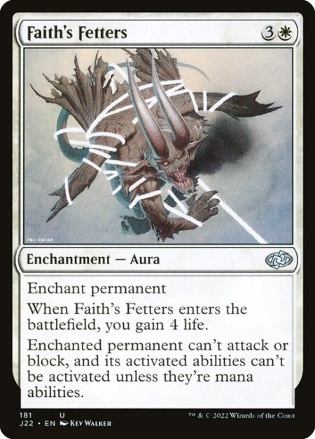 Faith's Fetters - Enchant permanent