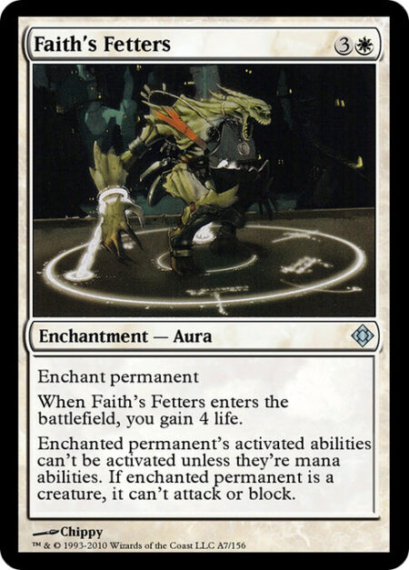 Faith's Fetters - Enchant permanent