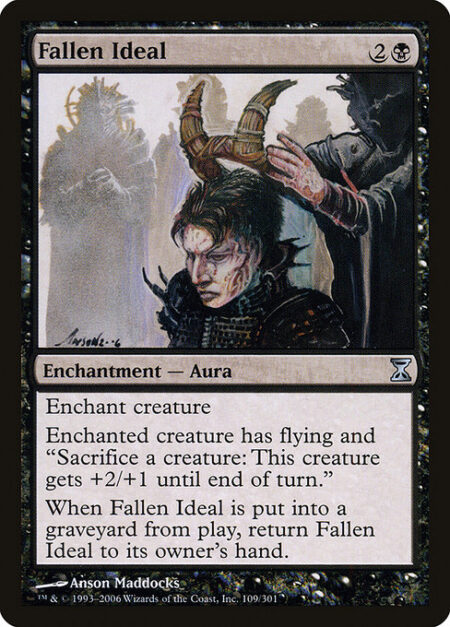 Fallen Ideal - Enchant creature