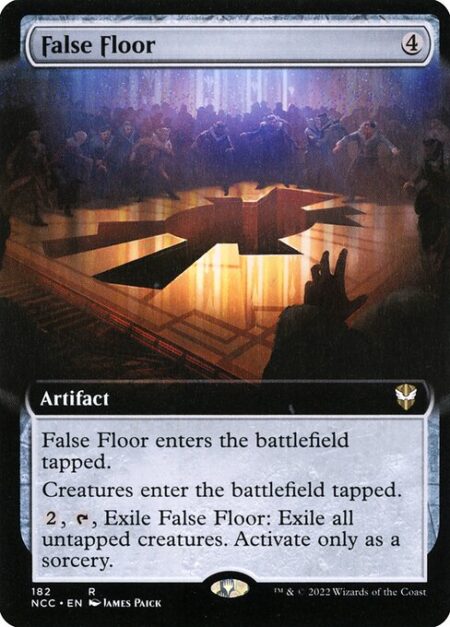 False Floor - False Floor enters the battlefield tapped.