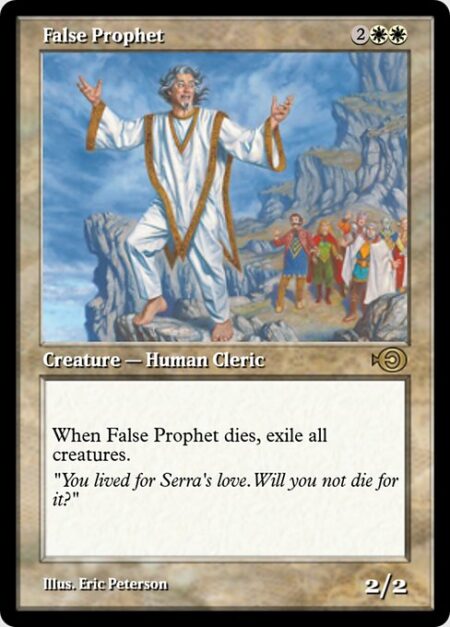 False Prophet - When False Prophet dies