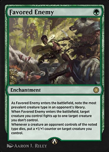 Favored Enemy - As Favored Enemy enters