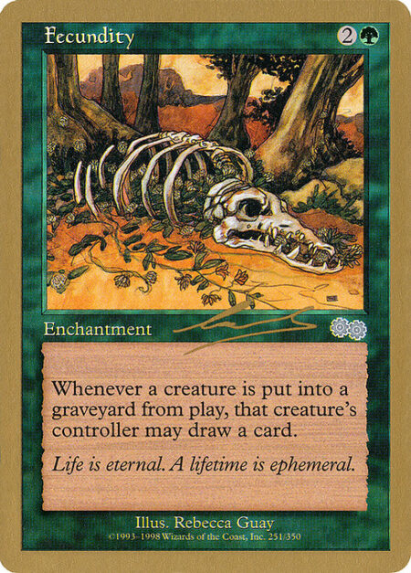 Fecundity - Whenever a creature dies