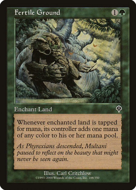 Fertile Ground - Enchant land