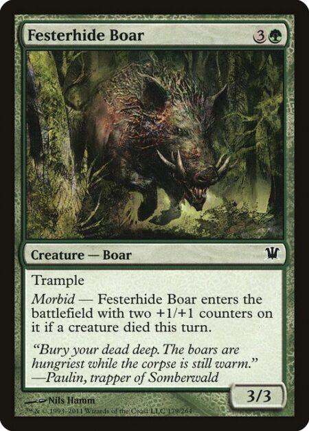 Festerhide Boar - Trample