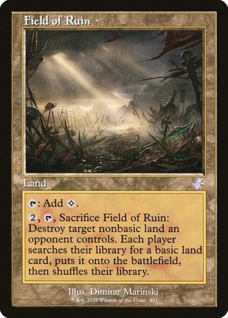 Field of Ruin - {T}: Add {C}.