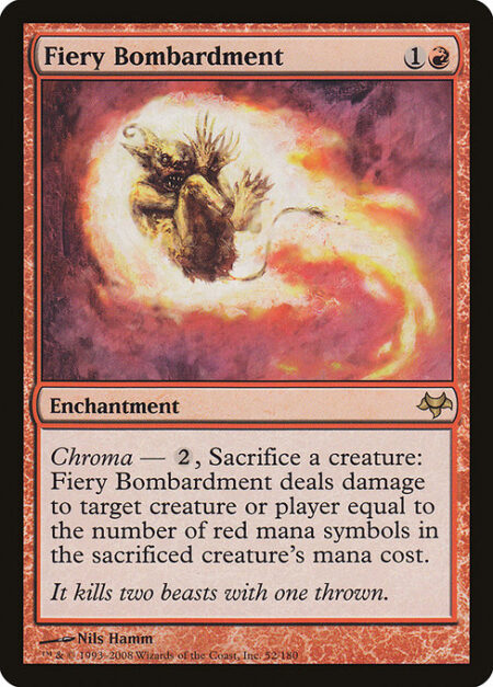 Fiery Bombardment - Chroma — {2}