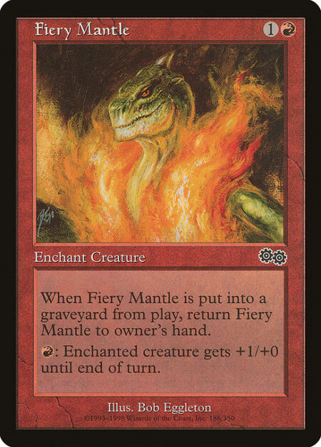 Fiery Mantle - Enchant creature