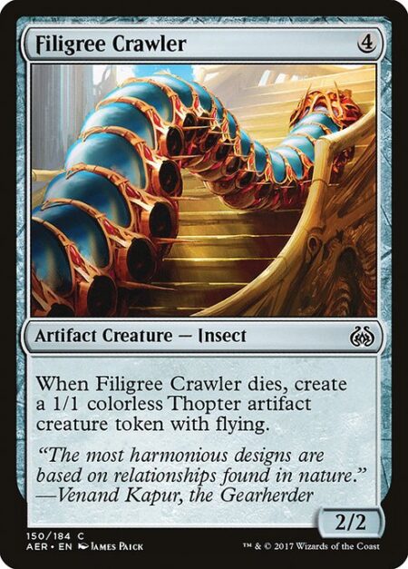 Filigree Crawler - When Filigree Crawler dies