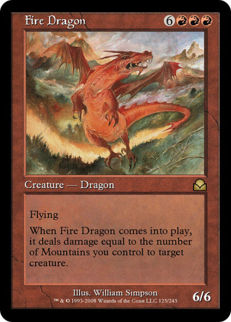 Fire Dragon - Flying