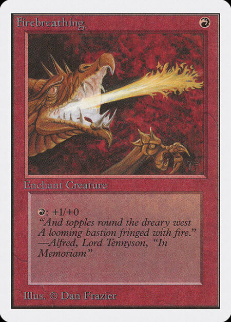 Firebreathing - Enchant creature