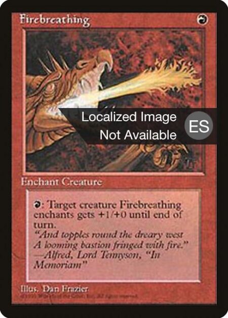 Firebreathing - Enchant creature