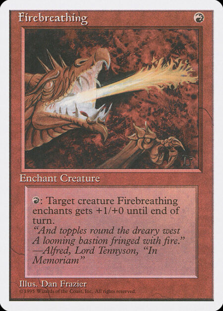 Firebreathing - Enchant creature