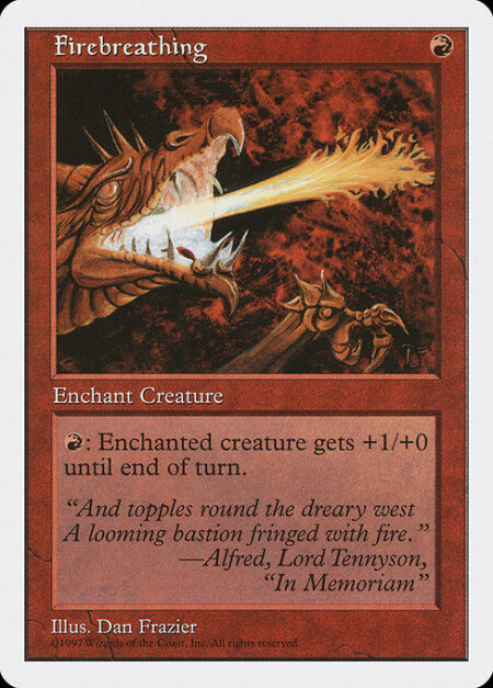 Firebreathing - Enchant creature