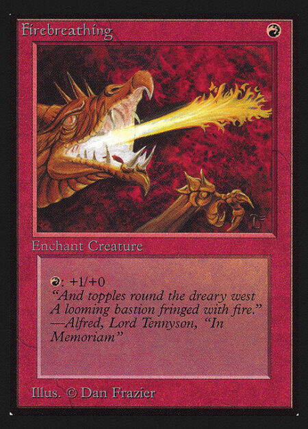 Firebreathing - Enchant creature