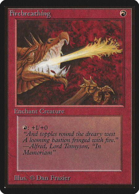 Firebreathing - Enchant creature