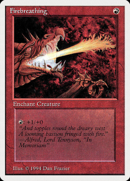 Firebreathing - Enchant creature