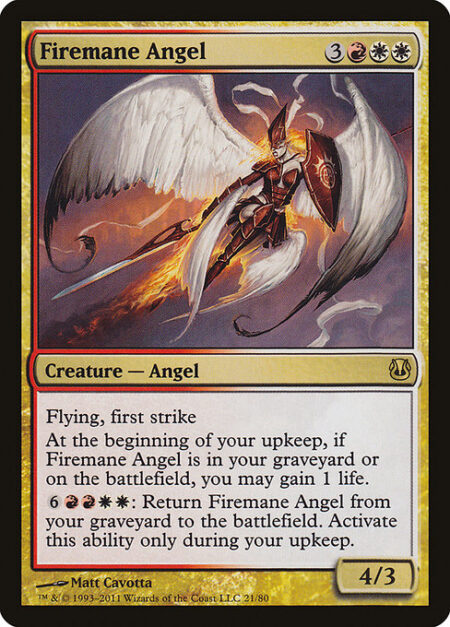 Firemane Angel - Flying